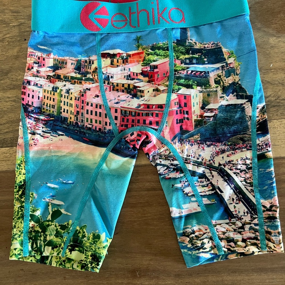 Ethika Colorful Graphic Boxer Briefs size small EUC